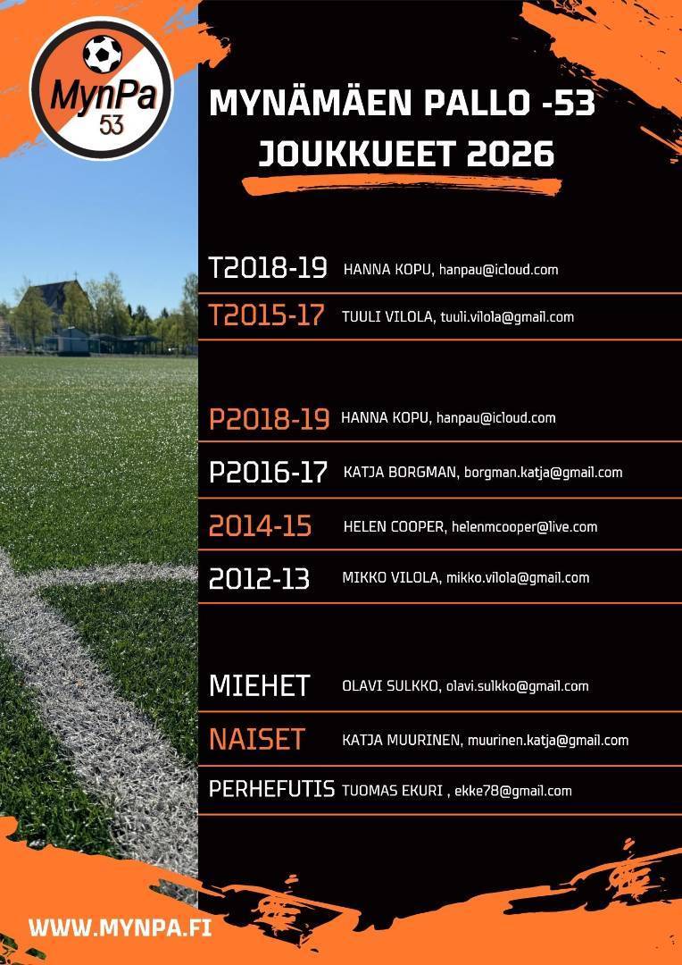Joukkueet 2026: Tuu mukaan!