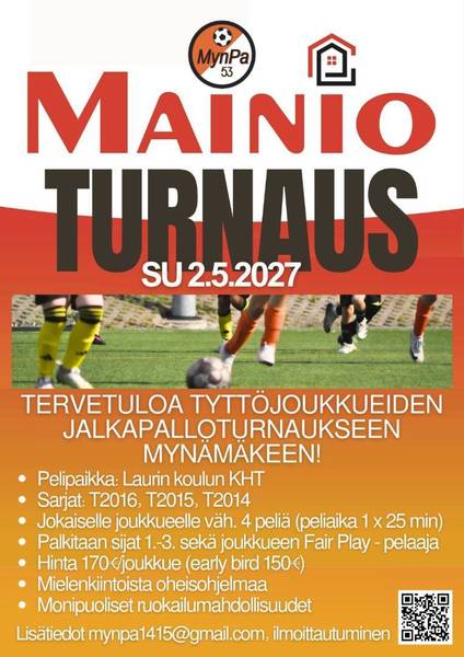 MAINIO-TURNAUS 2.5.2027