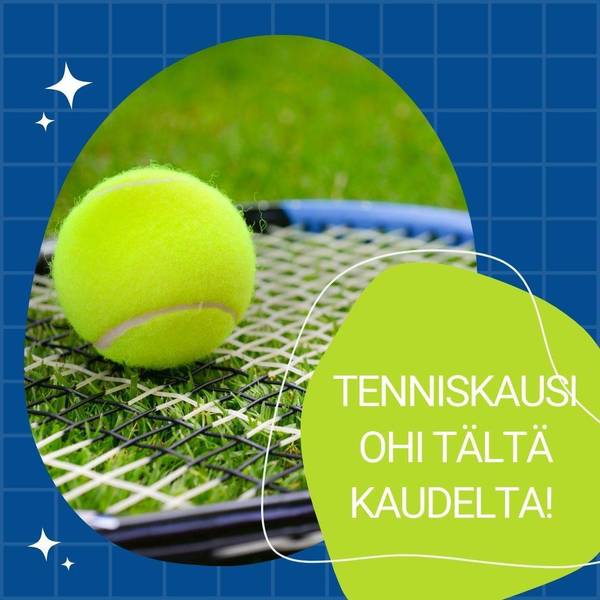 Tenniskausi päättynyt tältä kaudelta