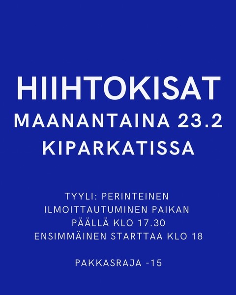 Hiihtokisat 23.2.2026