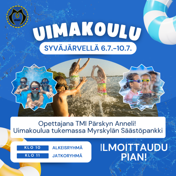 Uimakoulu Syväjärvellä