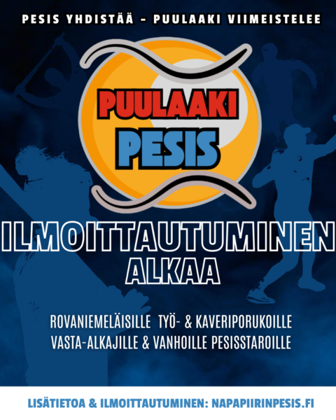 Puulaaki käynnistyy!