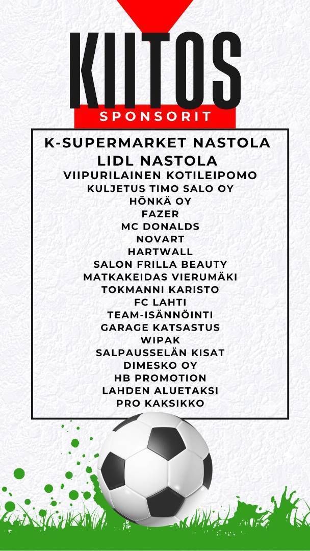 Nopsa Cup kiittää!