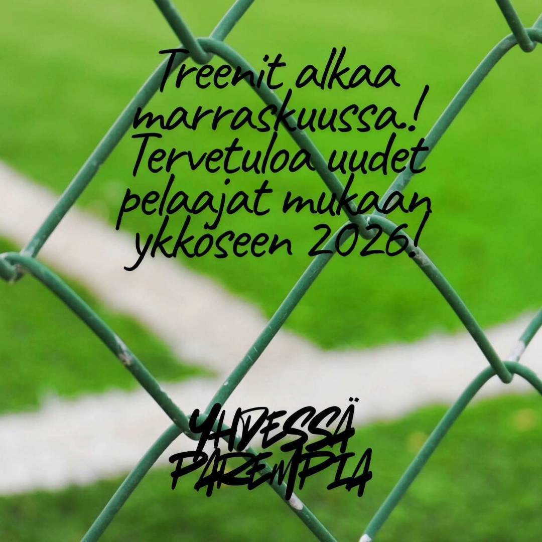 Tervetuloa mukaan⚽️