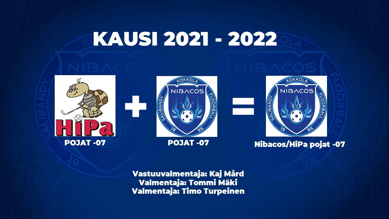 Nibacoksen ja Himangan Pallon - 07 pojat yhdistävät voimansa kaudelle 2021-22