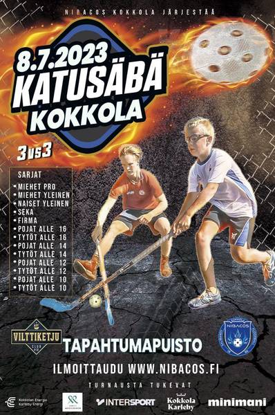 Katusäbä Kokkolassa 8.7. Tapahtumapuistossa