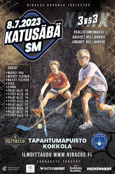 Katusähly SM -turnaus Kokkolassa 8.7. Tapahtumapuistossa