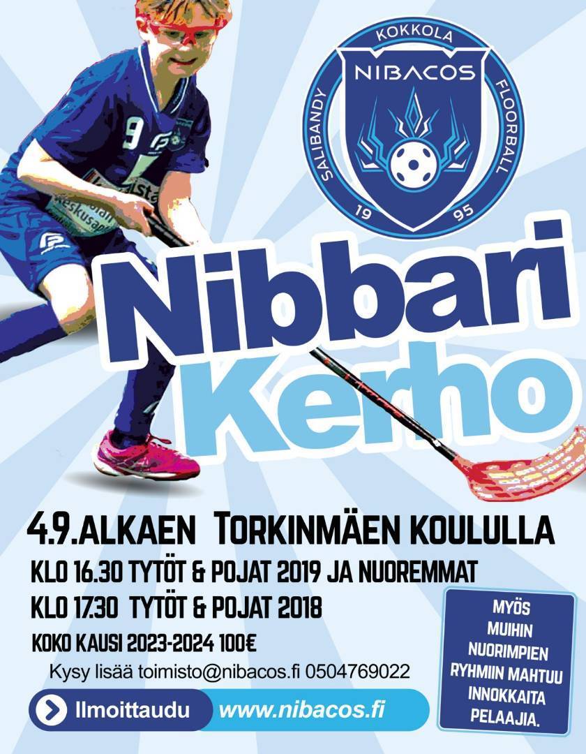 Ilmoittautuminen syksyn Nibbarikerhoihin on nyt auki!