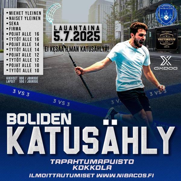 Boliden Katusähly lauantaina 5.7. Kokkolan Tapahtumapuistossa