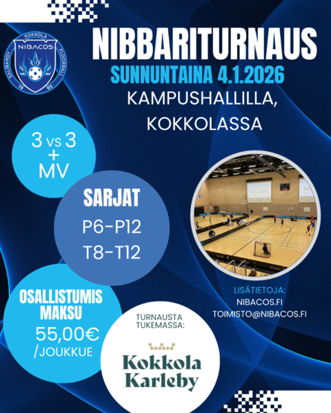 Nibbariturnaus sunnuntaina 4.1.2026 