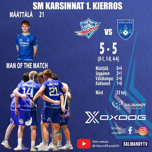 ​SM-karsinnat jatkuvat - SPV "kaatui" jännitysnäytelmässä