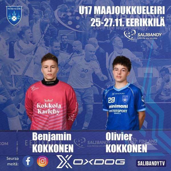 ​Kokkoset U17 maajoukkueleirille