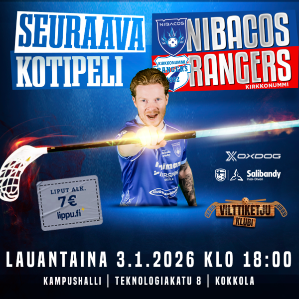 Vuosi käyntiin kotiottelulla Rangersia vastaan