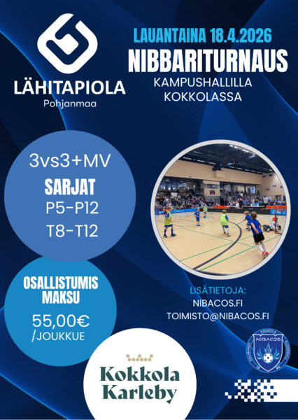 Lähitapiola Pohjanmaa Nibbari-turnaus lauantaina 18.4.2026