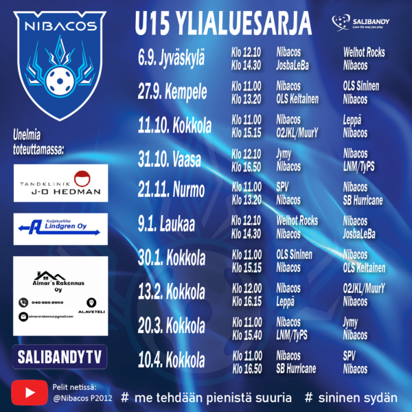 ​🏑🔥 U15 Ylialuesarja käynnistyy! 🔥🏑