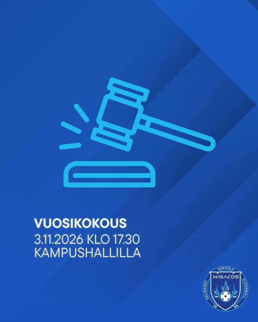 Kutsu Nibacos Kokkola ry:n sääntömääräiseen vuosikokoukseen