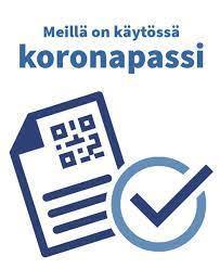 Koronapassi käytössä yleisötilaisuuksissamme 26.11-25.12.2021
