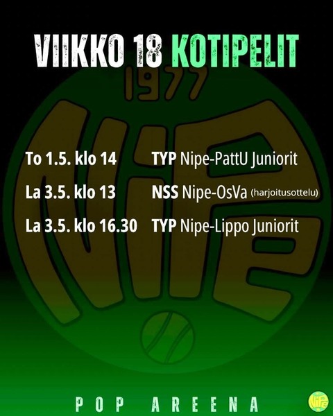 Kotipelit vko 18