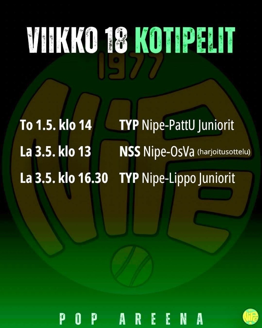 Kotipelit vko 18