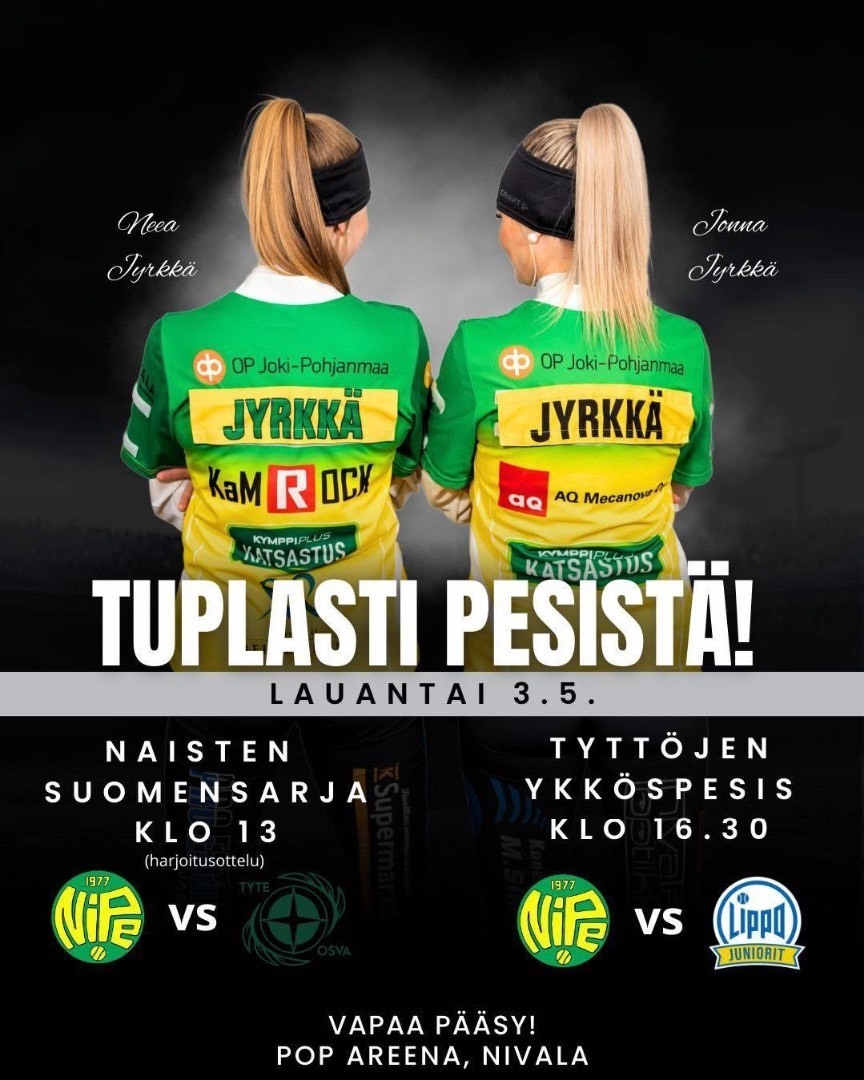 Tuplasti pesistä!