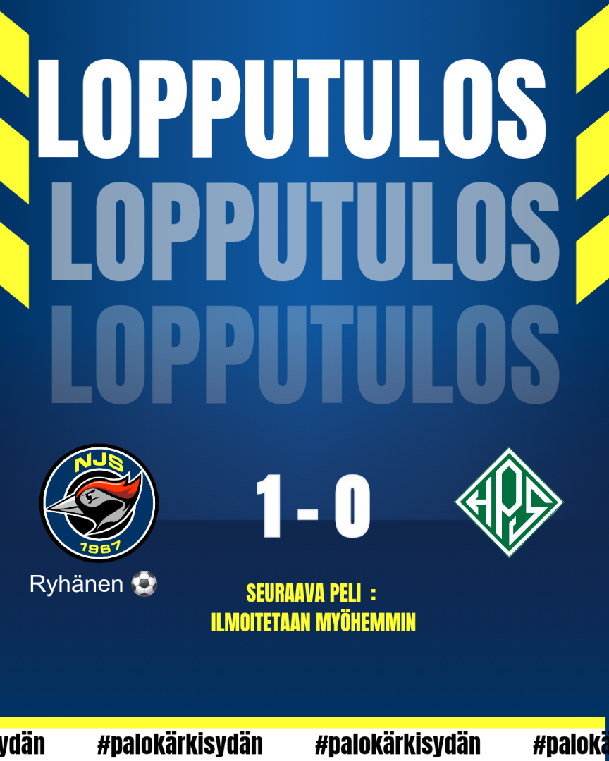 OTTELURAPORTTI NJS vs HPS
