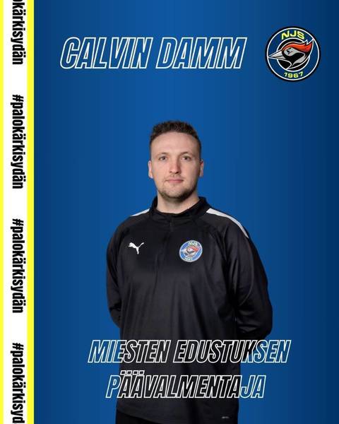  Calvin Damm NJS:n miesten edustusjoukkueen päävalmentajaksi