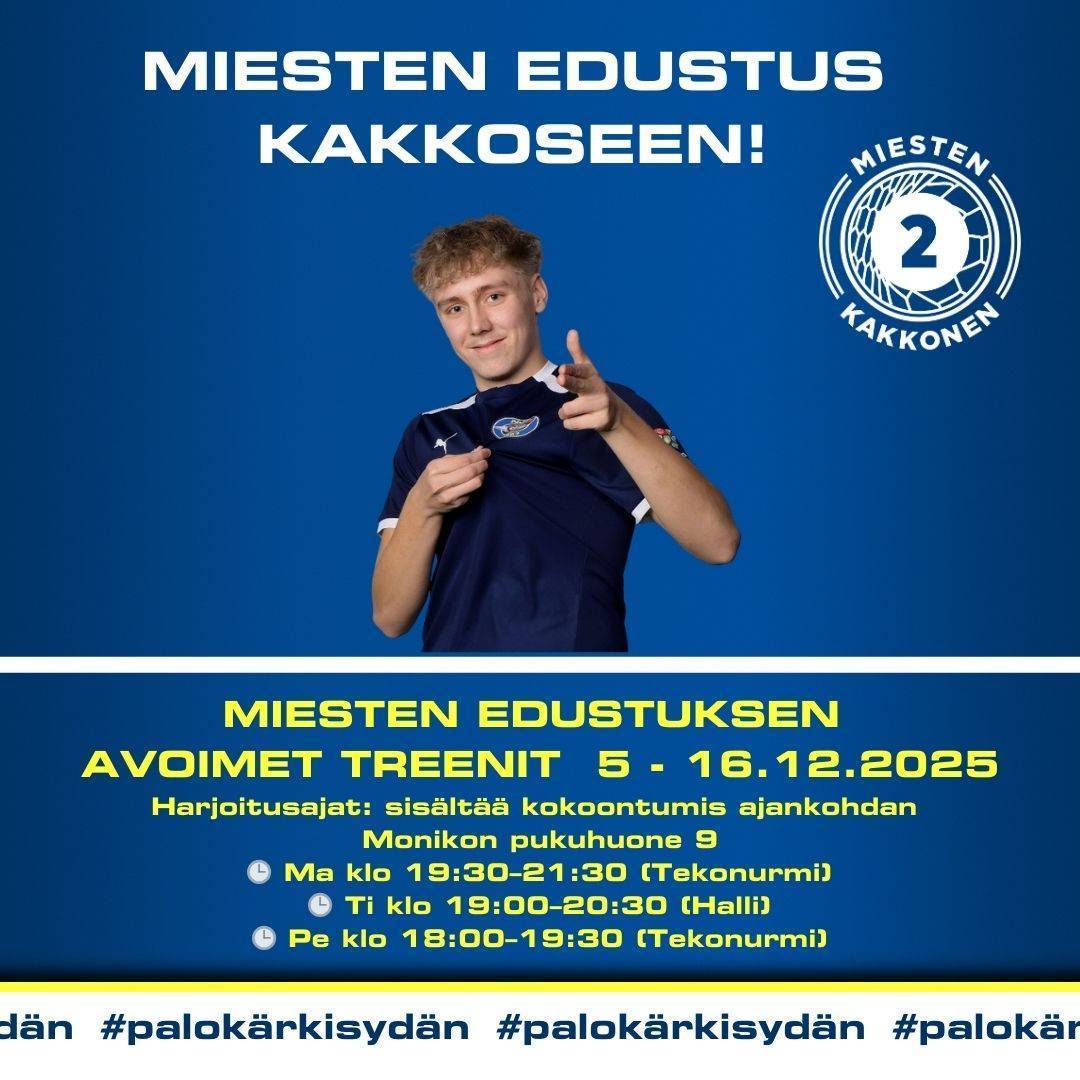 Nurmijärven Jalkapalloseura pelaa miesten Kakkosessa kaudella 2026!