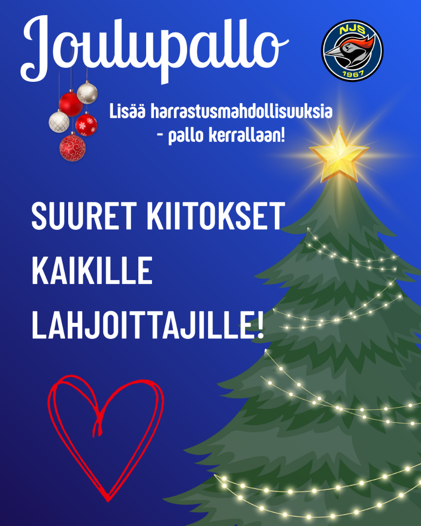 Kiitos jokaiselle lahjoittajalle 💙