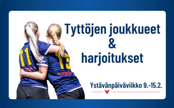 Tervetuloa mukaan NJS tyttöjoukkueisiin!