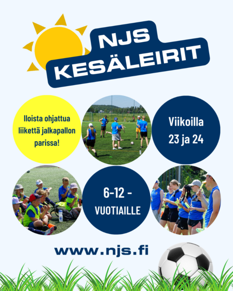 NJS Kesäleiri potkaisee loman käyntiin!