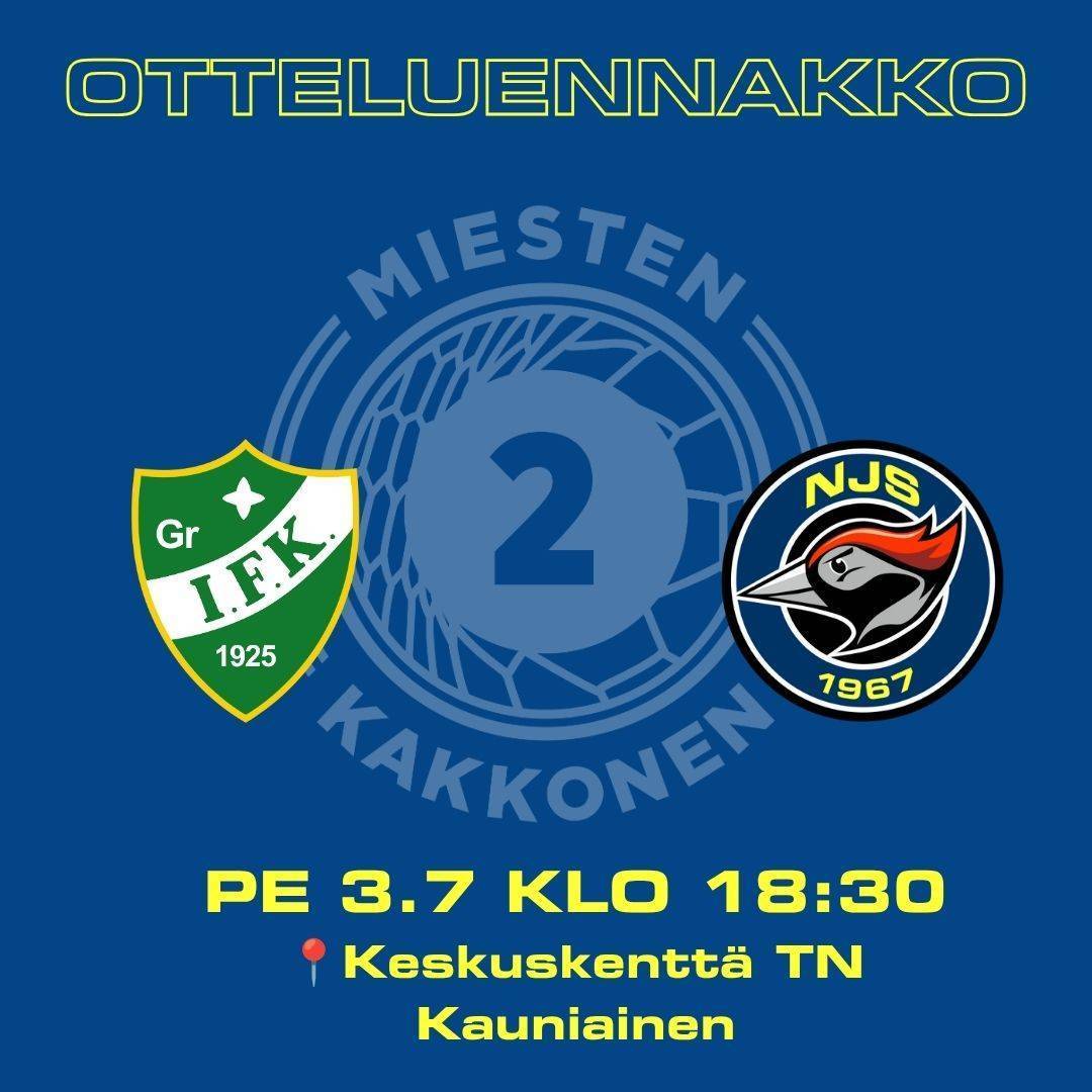 OTTELUENNAKKO GrIFK VS NJS