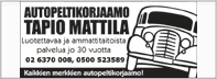 Autopeltikorjaamo Tapio Mattila