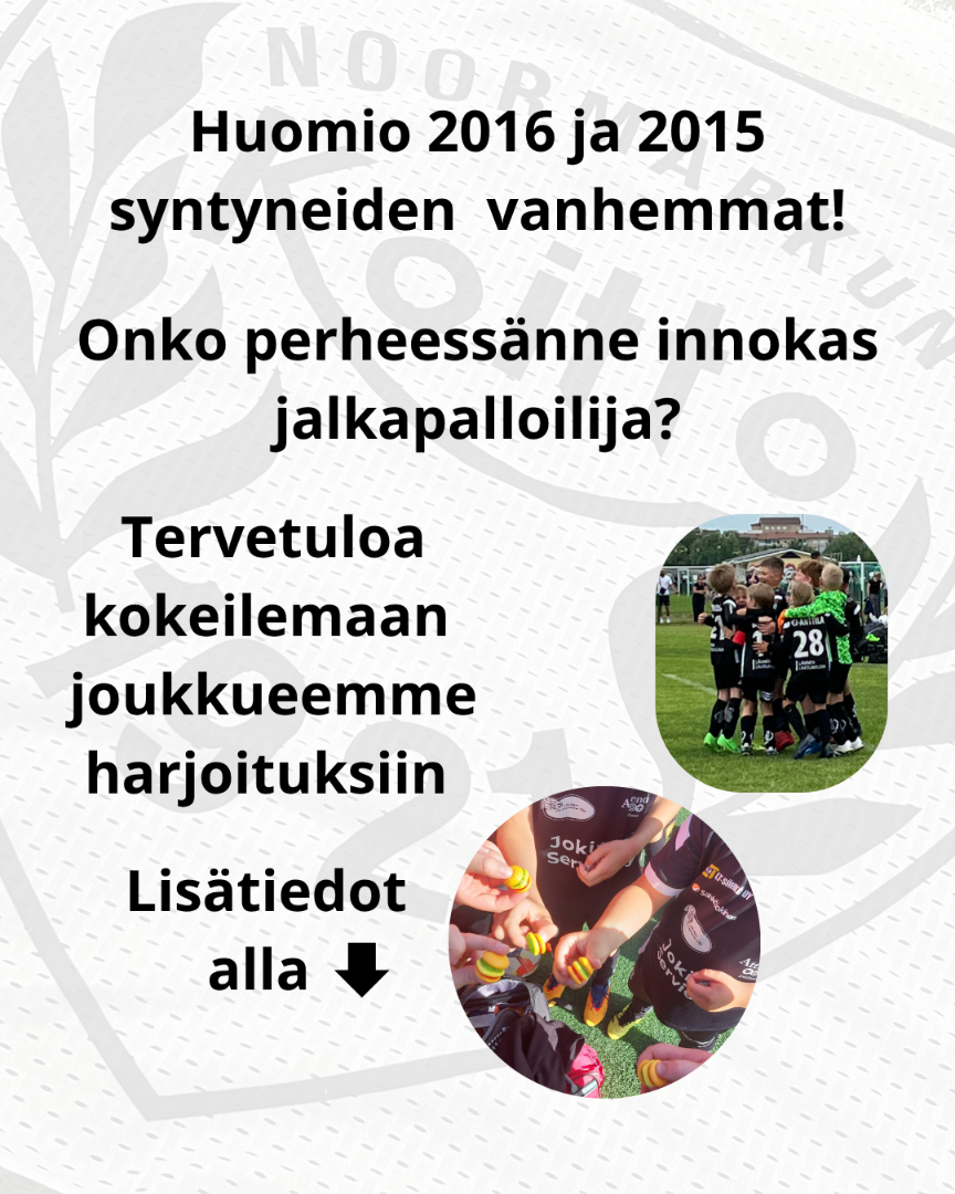 Tule kokeilemaan joukkueeseemme!