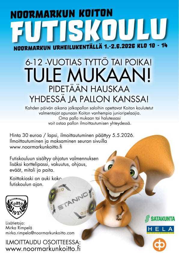 Ilmoittaudu Futiskouluun 2026 tästä!