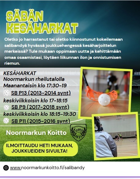 ILMOITTAUDU KESÄN HARKKOIHIN TÄSTÄ!