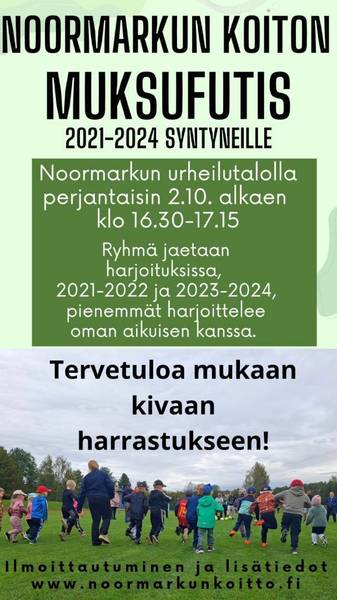 Ilmoittaudu Muksufutikseen!