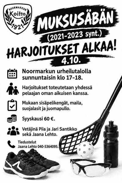 Ilmoittaudu Muksusäbään!