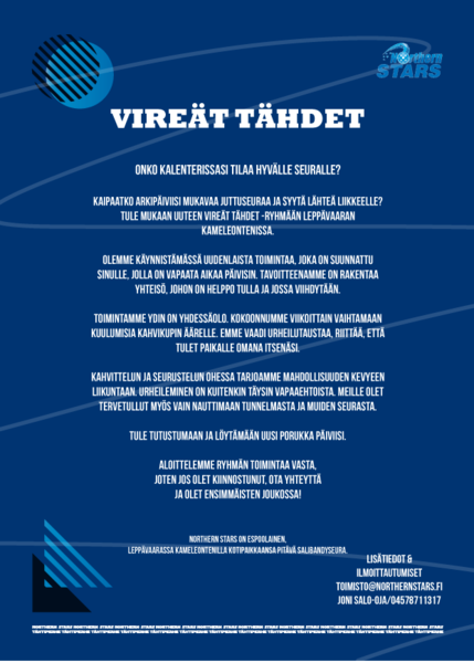 Vireät Tähdet aloittaa