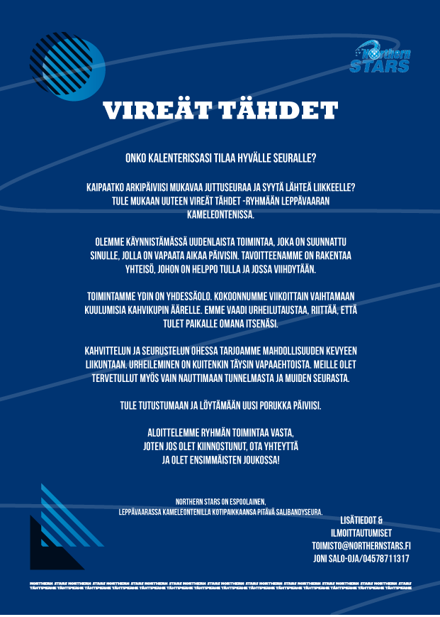 Vireät Tähdet aloittaa