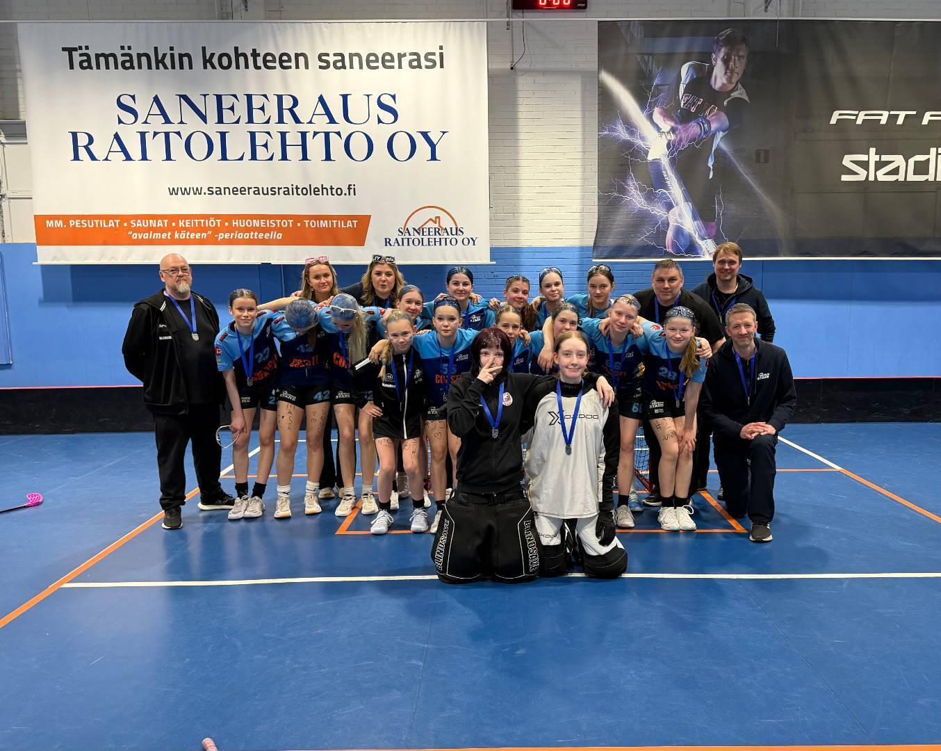 T14 Joukkueelle Kilpasarjan Hopeaa