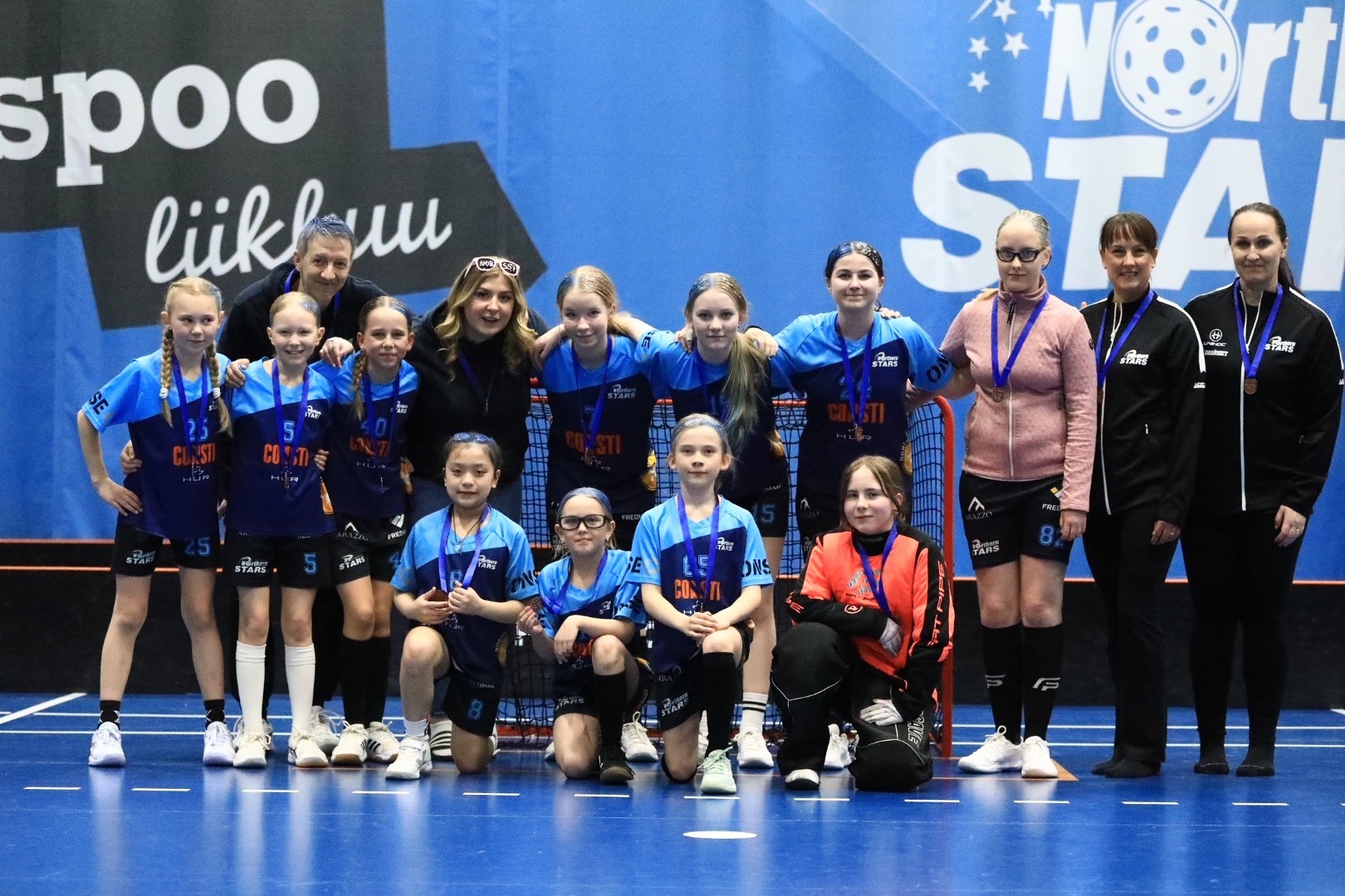 ​Northern Starsin T12-tytöille Kilpasarjan aluepronssia