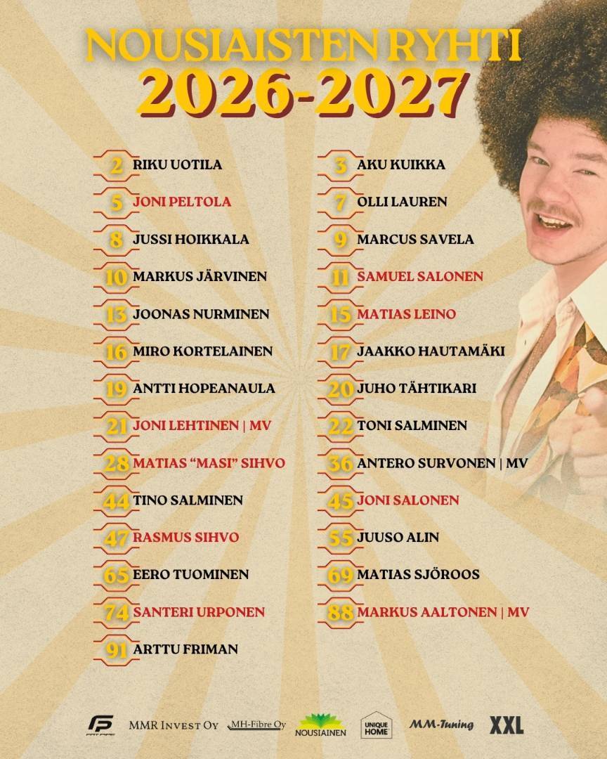 MIESTEN EDUSTUS 2026 - 2027