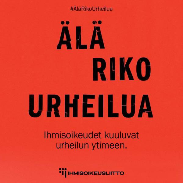 #ÄläRikoUrheilua