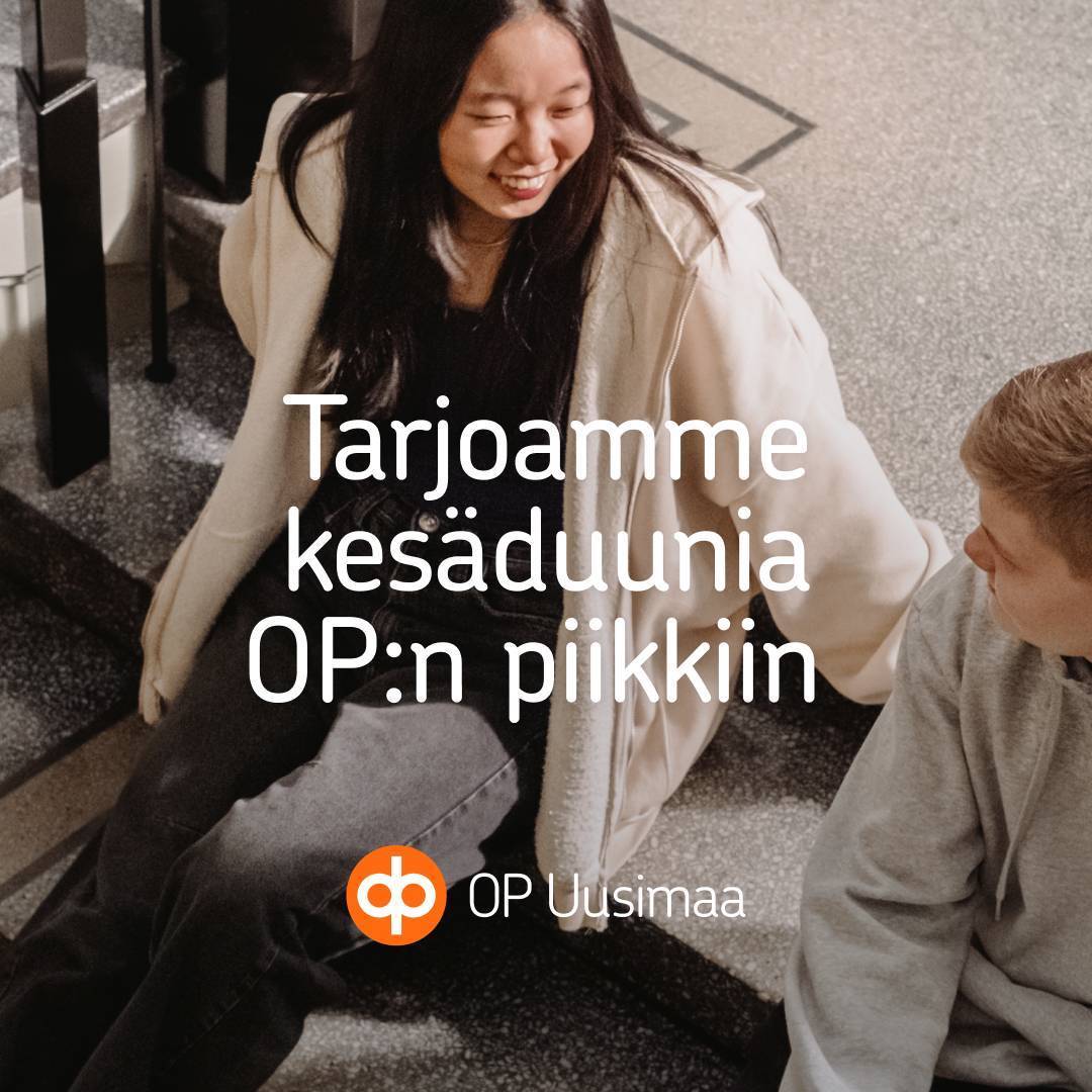 Tarjoamme kesäduunia OP:n piikkiin!
