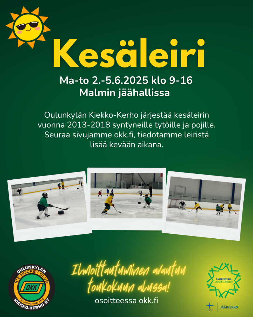 Kesäleiri tulossa!