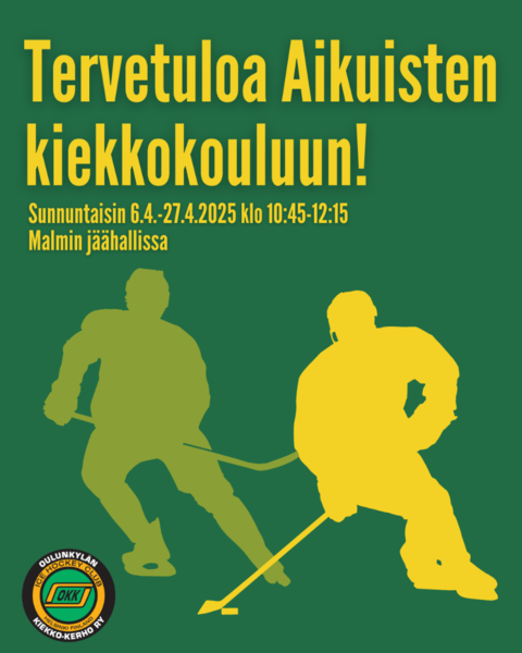 Tervetuloa Aikuisten kiekkokoulun kevätkaudelle!