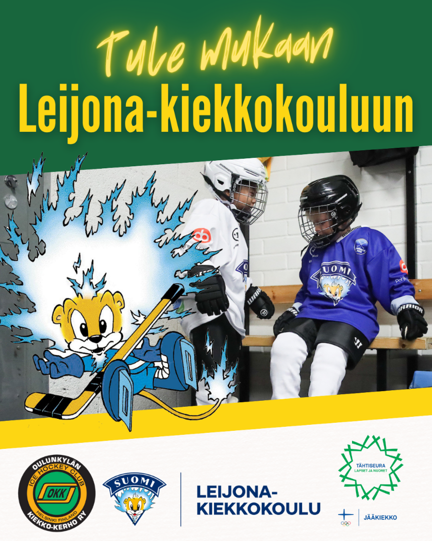 Tule mukaan Leijona-kiekkokouluun!