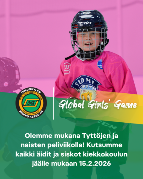 Global Girls' Game – Äidit ja siskot mukaan jäälle!
