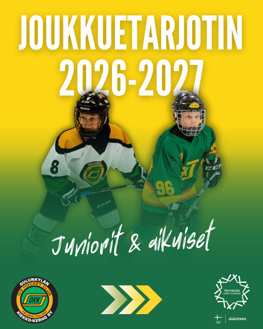OKK:n joukkueet 2026-27