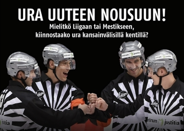 Tuomariksi - Mahdollisuus urheilla, menestyä ja tienata!